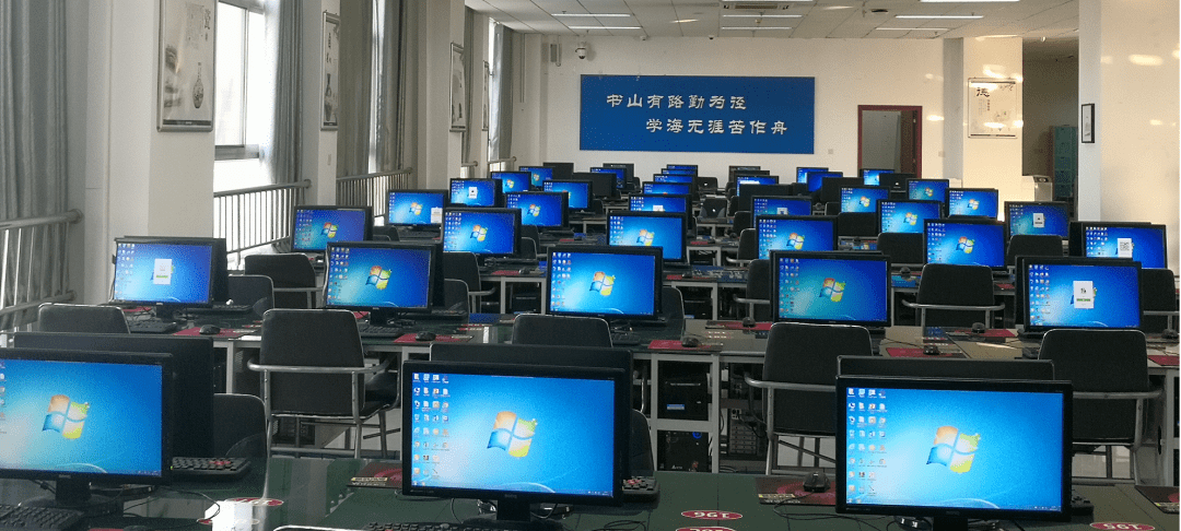 枣庄职业学院电子阅览室完成线路改造工作