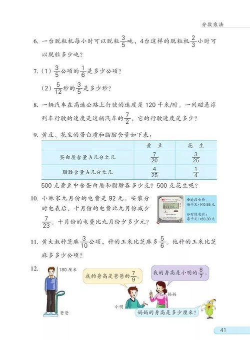 苏教版小学六年级上册数学电子课本 pdf高清版