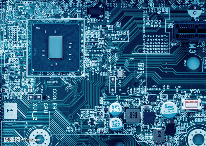 电子芯片科技感 未来科技的缩影